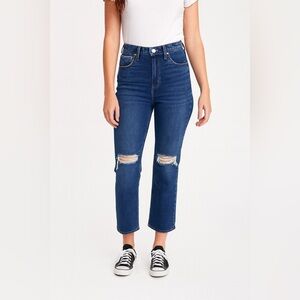 Abercrombie & Fitch Ultra High Rise Ankle Straight Jeans 28/6 Medium short